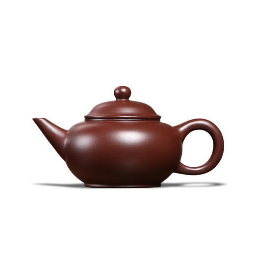 宜兴紫砂壶丨水平壶 原矿紫泥 紫砂壶功夫茶具茶壶 约140CC 小品手工泡茶壶 商品图0