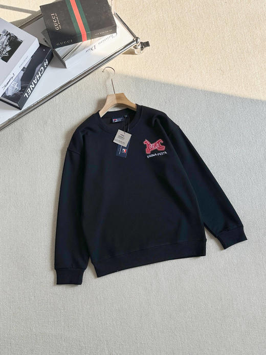 跨年售后 斐乐男女情侣款圆领套头卫衣 ggd 340406 商品图1