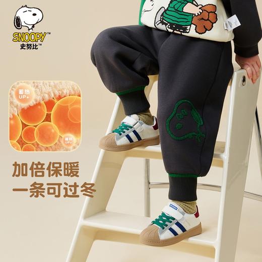 【90-130】【加绒】【史努比】男童加绒保暖卫裤 商品图5