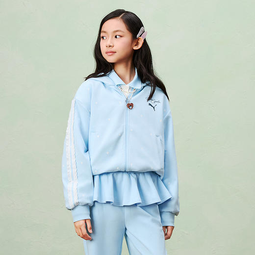 PUMA彪马童装2026春季新款儿童便服女童连帽外套印花满印甜美 商品图4