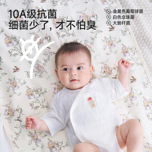 【10A抗菌+不易渗透】英氏婴儿隔尿床垫男宝女宝四季可用床上用品隔尿垫 商品图1