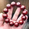 【青山特惠】2.0*12颗5星满瘤疤小叶紫檀手串（无胶嫩瘤）t36 商品缩略图5