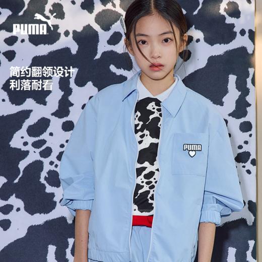 PUMA彪马童装2026春季新款儿童便服长袖上衣翻领设计简约时尚 商品图4