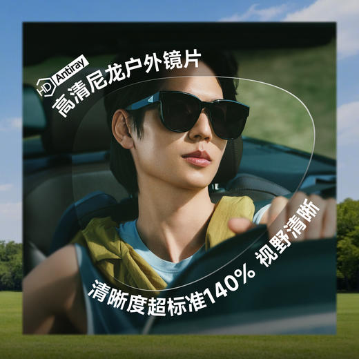 【春上新】【新品】6楼蕉下大方圆框折叠近视墨镜FD008吊牌价329 商品图3