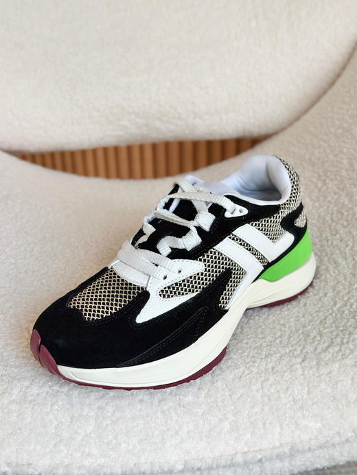 127-1亏大清捡大漏❗️原厂渠道货 lanv情侣款 网布牛皮拼接 运动休闲鞋 跟脚好跑巨舒适  部分尺码年后发 商品图11