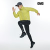 OMG运动 【防泼水】跑步外套男户外春秋季连帽夹克防风休闲软壳 商品缩略图2