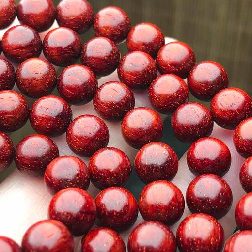 【青山特惠】0.8*108颗5星多金星 小叶紫檀手串 t8 商品图3