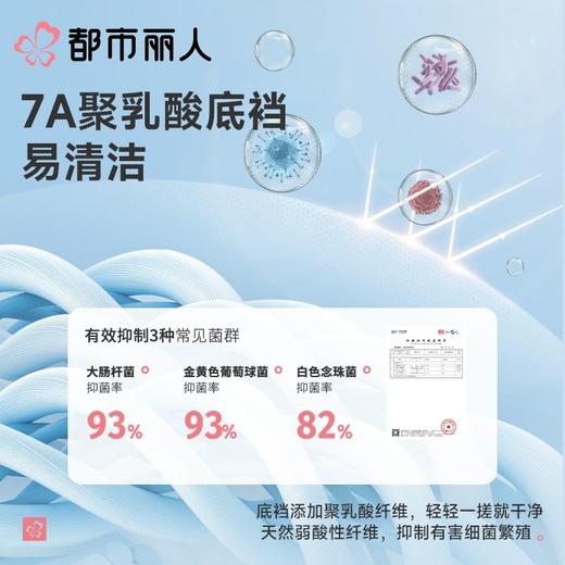 都市丽人内裤女士内裤40支棉内裤棉质内裤舒肤棉LKC5G6 商品图2