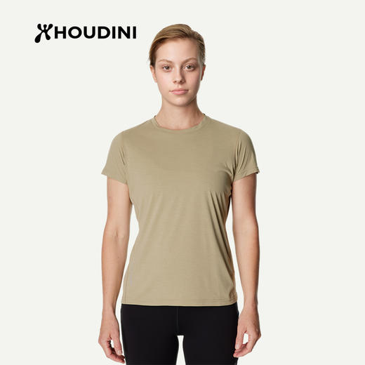 HOUDINI胡丁尼Pace Air Tee空速女户外26夏新清爽跑步徒步短袖T恤 840068 商品图4