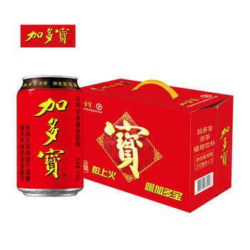 加多宝 凉茶植物饮料310ml*12罐 年货礼盒 商品图4