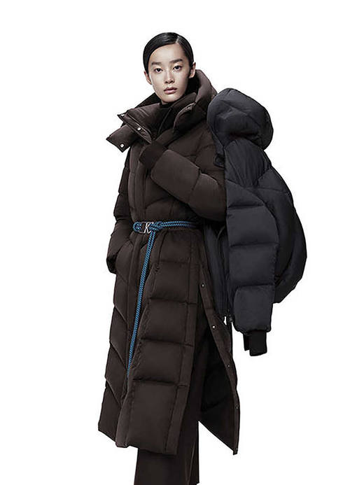 【波司登高级产品线AREAL】2025新款羽绒服女加厚鹅绒连帽长款 商品图0