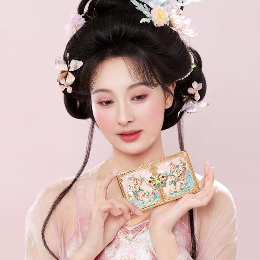 【故宫彩妆】珍宝花园眼影盘文创8色眼影盘彩妆生日新年礼物女 商品图1