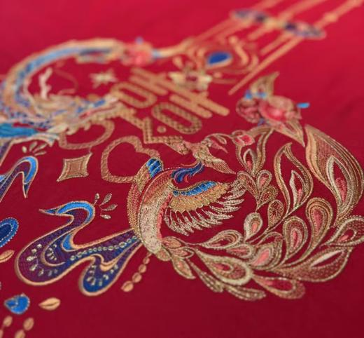 富安娜 FUANNA 婚庆四件套/囍缘8110083964125 商品图2