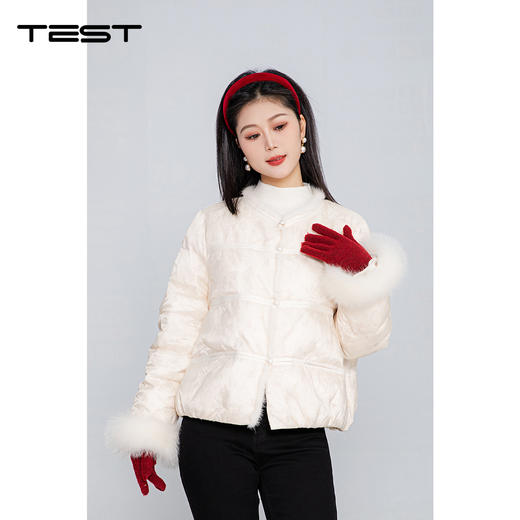 冬上新时尚新国风气质氛围感短羽绒外套2254235 商品图0