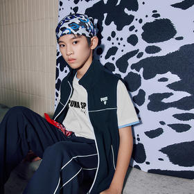 PUMA彪马童装2026春季新款儿童马甲休闲时髦运动风