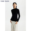PURE TOUCH女装26春夏新款半高圆领打底衫羊毛弹力修身内搭针织衫 商品缩略图0
