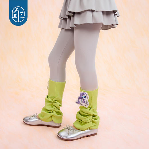 【云优选】小马宝莉联名年衣童装打底裤春季新款女童小马宝莉拼色打底裤 商品图1