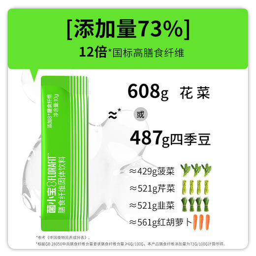 【益康众享】菌小宝膳食纤维固体饮料30条装*2盒 商品图4