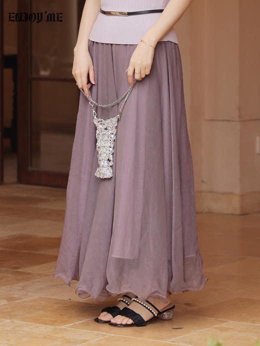 【门店同款】ENJOY春季纱间絮语长半裙 169249039 商品图4