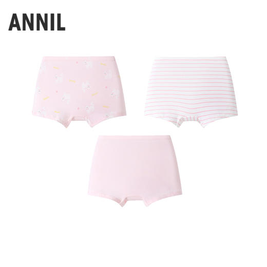 【实体店同款】女童平角裤三件装春季新款安奈儿童装JG617077 商品图1