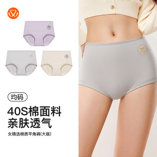 【满3条/39元】（大版）【秀黛】女精选棉质平角裤女士内裤【1条】W7339005T【门店同款】【内裤非质量问题不退换，介意勿拍】 商品图5