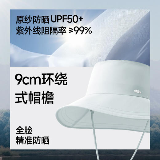【春上新】【新品】6楼蕉下女士透气渔夫防晒帽AS713吊牌价179 商品图1