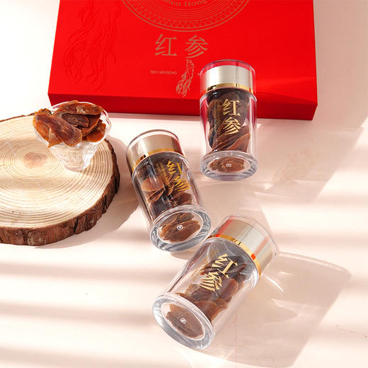 贤慧堂 足龄红参片30g*4 商品图1