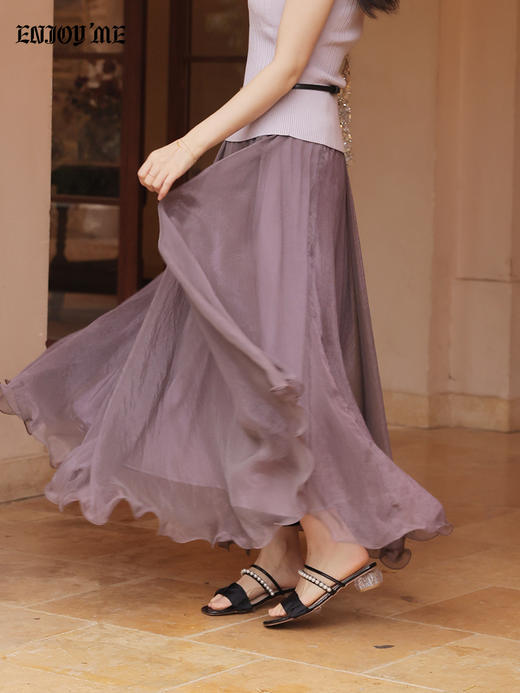 【门店同款】ENJOY春季纱间絮语长半裙 169249039 商品图2