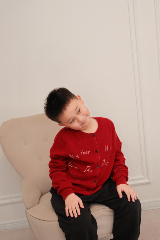 马到橙功|新年氛围感刺绣亲子羊毛衫 商品图5