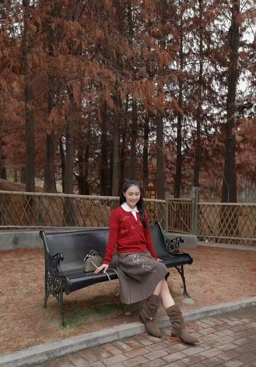 英伦复古风麂皮骑士靴 商品图0