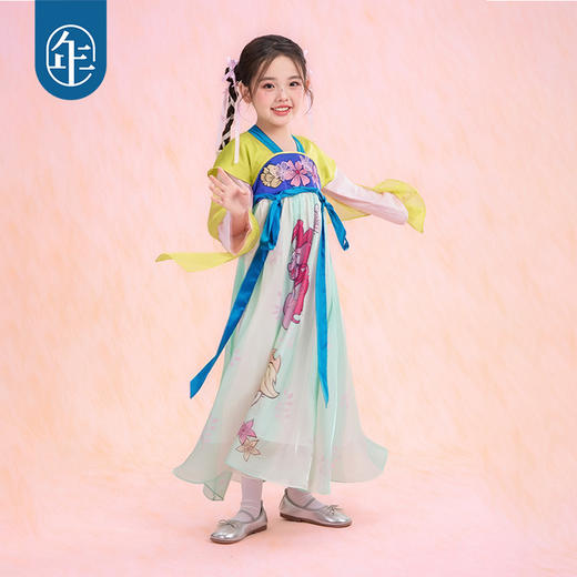 小马宝莉联名年衣童装改良汉服女童春季新款卡通小马宝莉汉服N1261004D02 商品图4