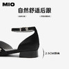 【上新】MIO米奥女鞋钻花2026夏季新款尖头一字扣单鞋低粗跟婚鞋时装凉鞋M262260104 商品缩略图4