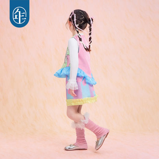 小马宝莉联名年衣童装套装春新款女童卡通背心小马宝莉套装年衣N1261027E08 商品图7