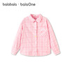 【balaOne】巴拉巴拉童装儿童长袖衬衫女童2026新款春装格子时尚 商品缩略图4