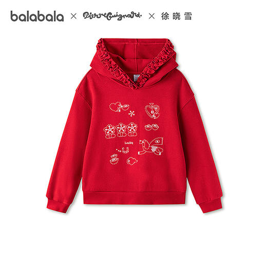 【商场同款】巴拉巴拉童装儿童卫衣长袖女童2026新款春装新年上衣 商品图4