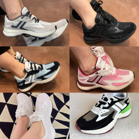 127-1亏大清捡大漏❗️原厂渠道货 lanv情侣款 网布牛皮拼接 运动休闲鞋 跟脚好跑巨舒适  部分尺码年后发