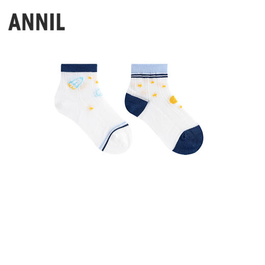 【专区任选2件49元】【实体店同款】男童短袜两双装春季新款安奈儿童装JB617209 商品图1