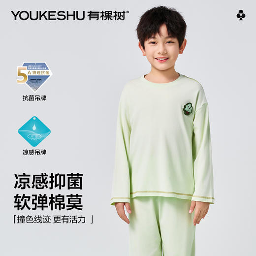 【清仓捡漏】【120-150】【有棵树】男童抑菌莫代尔睡衣睡裤套装 商品图8