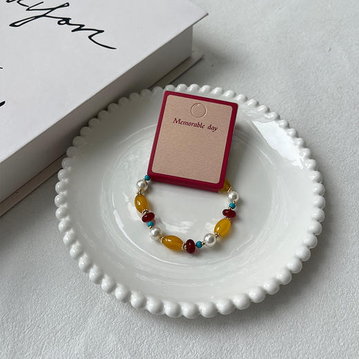 日常通勤百搭黄玛瑙串珠手串-纪念日百货门店同款169150637 商品图2