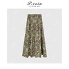 04-1潘依绣丁丁宠粉复古摩登印花松紧腰带口袋半身裙 Q9067 商品缩略图0