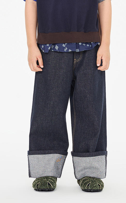 jnby  26年春款  牛仔九分裤  1Q2E13470 商品图3