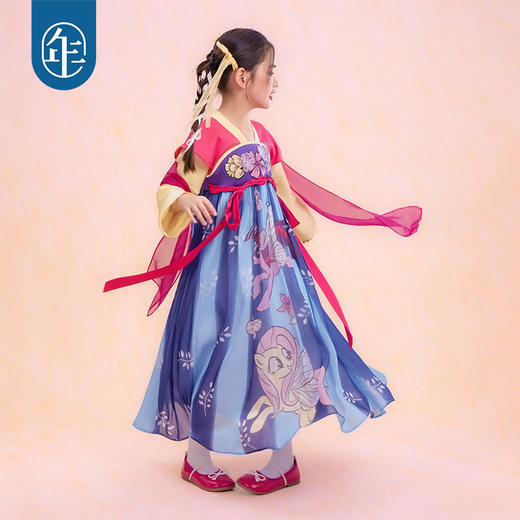 小马宝莉联名年衣童装改良汉服女童春季新款卡通小马宝莉汉服N1261004D02 商品图1