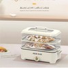 【可蒸可火锅❗️双层大容量】AUX-奥克斯电蒸火锅家用多功能电火锅5L大容量透明三层电蒸锅。jc 商品缩略图0
