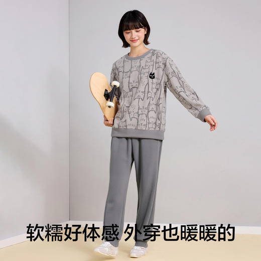 【M-XXL】【有棵树】女士双面摇粒绒家居服套装 商品图9