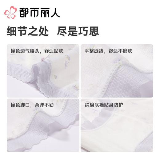 都市丽人内裤女士内裤蕾丝内裤蕾丝网布内裤LKC5M1 商品图3