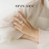 ShiningHouse[培育] 18k金钻石戒指 椭圆形1克拉钻人工真钻人造钻石K金戒指时尚钻石戒指悦己送礼臻选【此商品不支持7天无理由退货退款】预计3日发货 商品缩略图4
