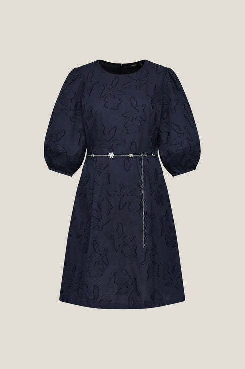 G2000女装FW25商场同款七分袖连衣裙59233032 商品图1