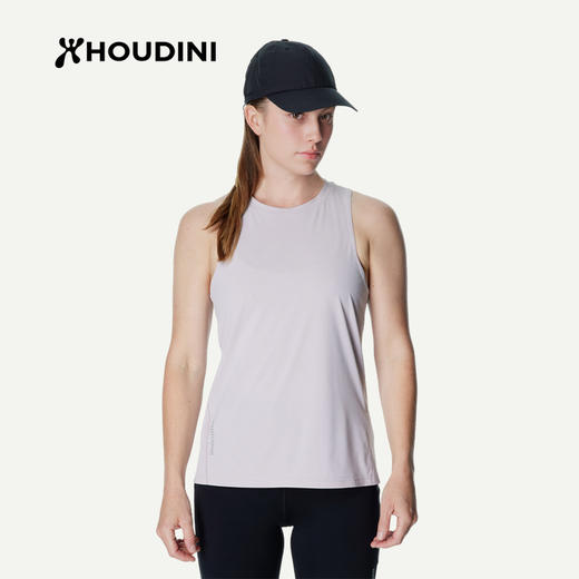 HOUDINI胡丁尼 Pace Air Tank空速女户外26夏新跑步健身无袖背心 840067 商品图0
