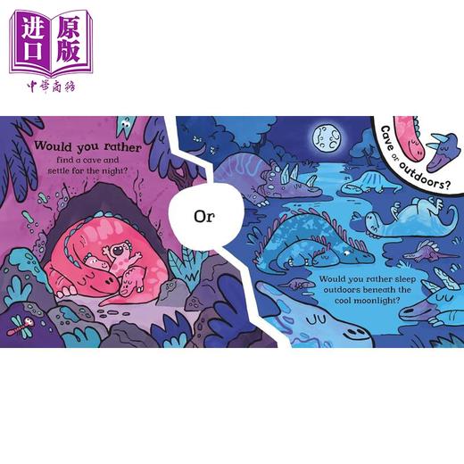 【中商原版】英文原版童书 Would You Rather 共3册 你更爱的可能是动物Animals 恐龙Dinosaurs 节日 儿童绘本 亲子互动图画书 商品图3