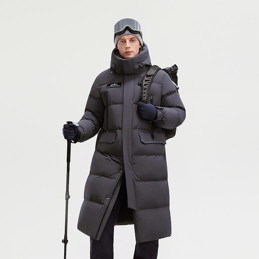 明星同款北方波司登极寒90鹅绒户外工装25冬新款羽绒服女过膝长款 商品图2